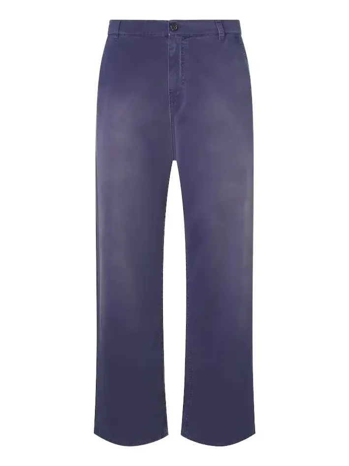 Miu Miu Cotton gabardine wide-leg pants