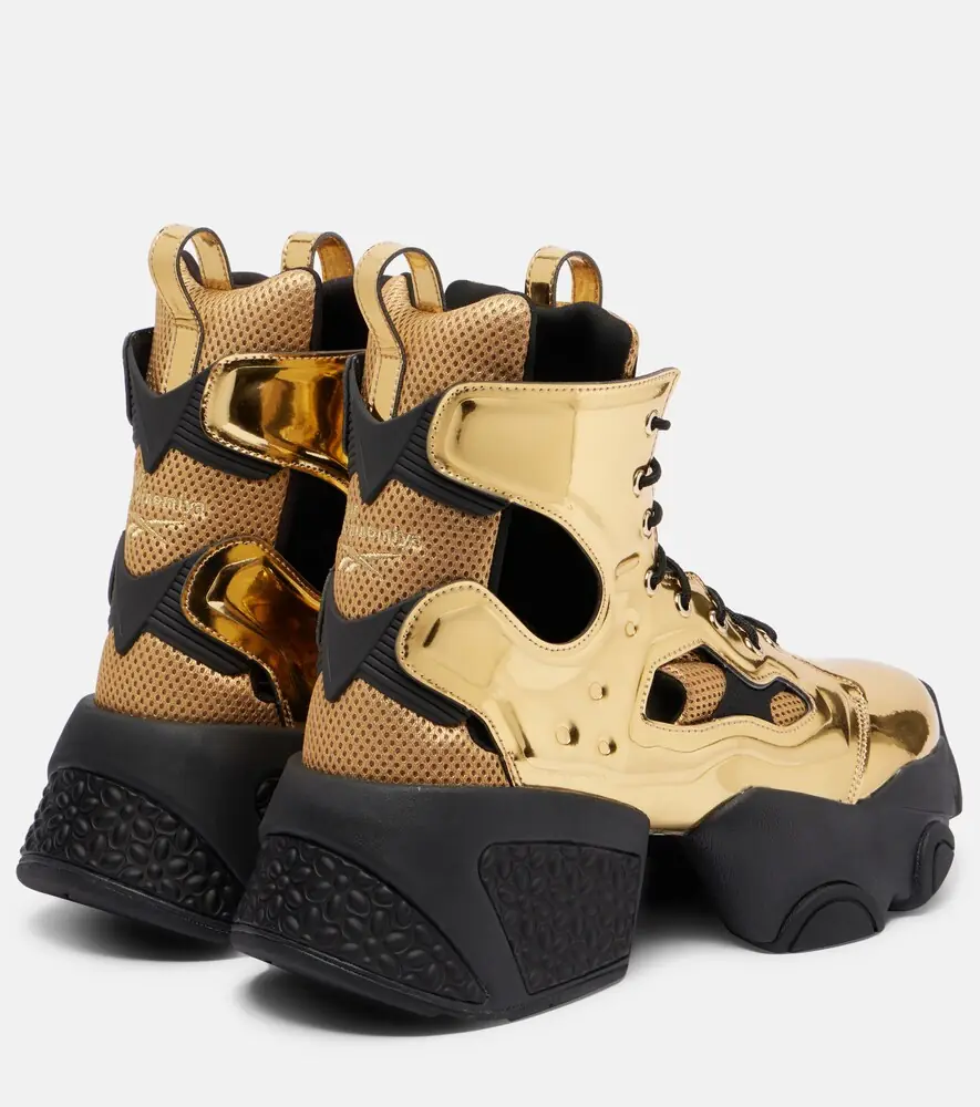 NOIR KEI NINOMIYA x Reebok metallic-effect cutout platform ankle boots | Thumbnail 3 NOIR KEI NINOMIYA x Reebok metallic-effect cutout platform ankle boots | Thumbnail 3