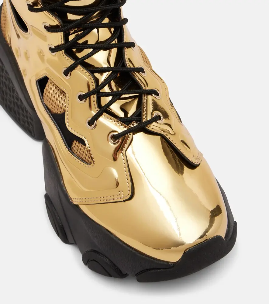 NOIR KEI NINOMIYA x Reebok metallic-effect cutout platform ankle boots | Thumbnail 5 NOIR KEI NINOMIYA x Reebok metallic-effect cutout platform ankle boots | Thumbnail 5