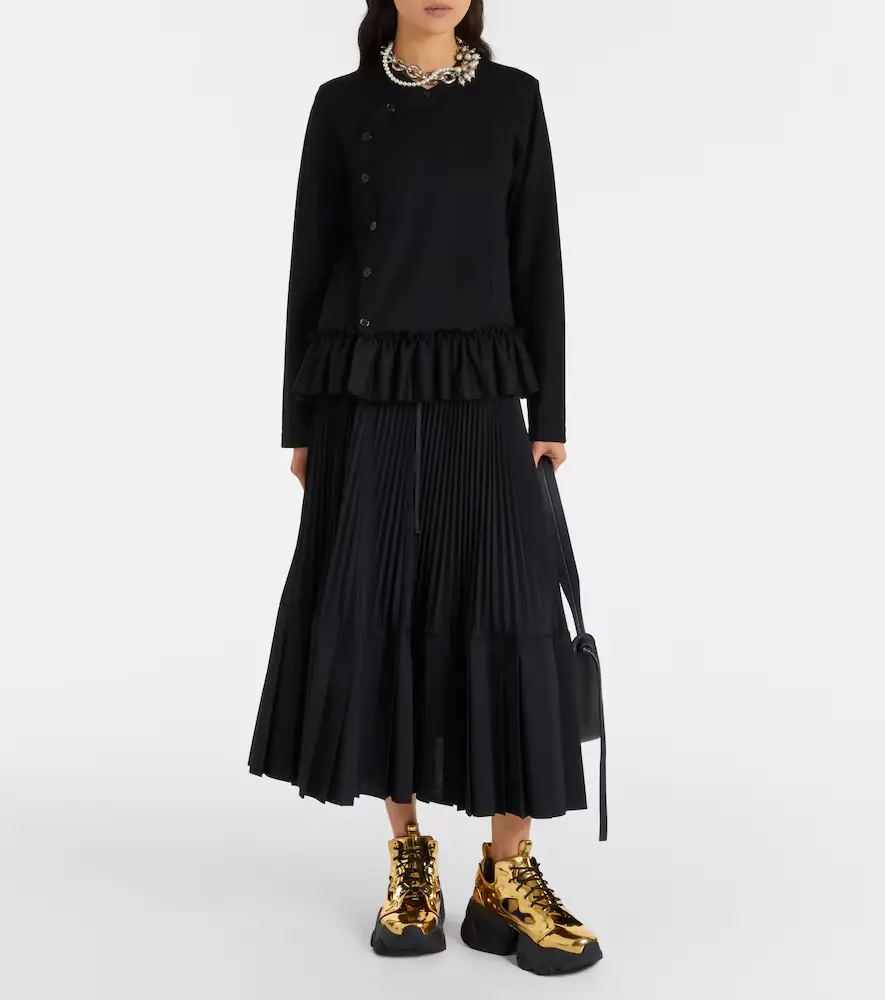 NOIR KEI NINOMIYA x Reebok metallic-effect platform sneakers | Thumbnail 3