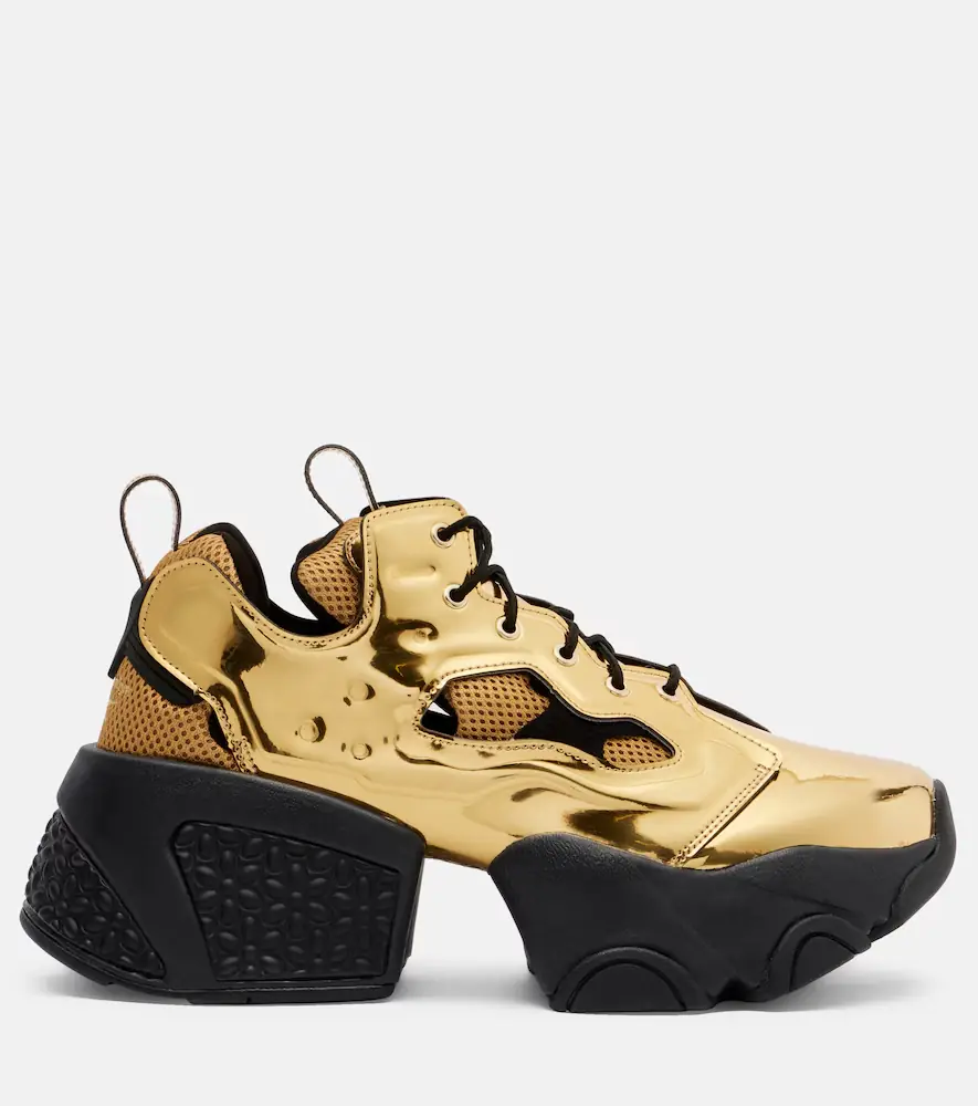NOIR KEI NINOMIYA x Reebok metallic-effect platform sneakers | Thumbnail 4