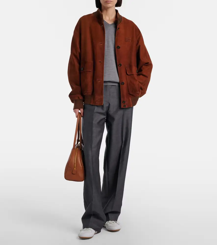 Miu Miu Mohair and wool straight pants | Thumbnail 4
