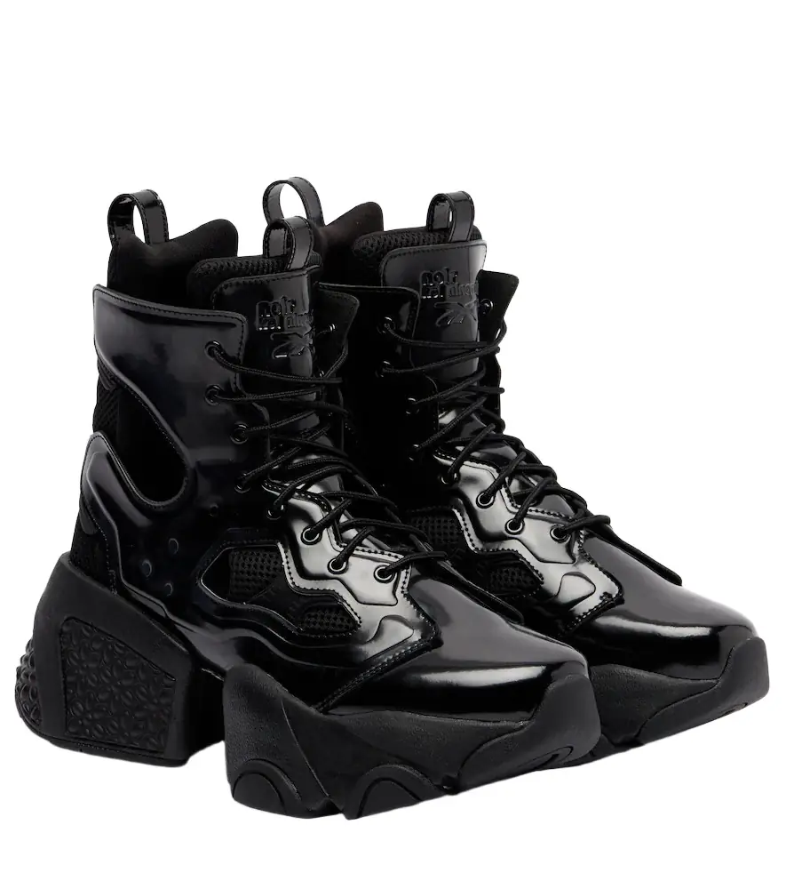 Noir Kei Ninomiya x Reebok cutout platform ankle boots | Image 1 Noir Kei Ninomiya x Reebok cutout platform ankle boots | Image 1