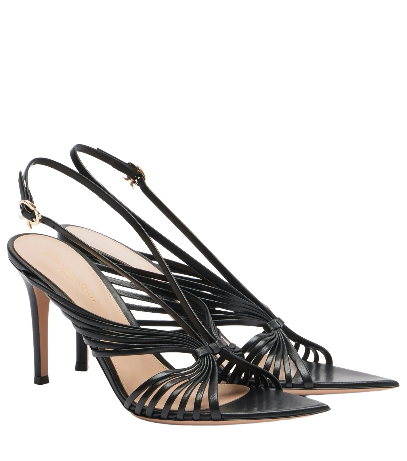 Gianvito Rossi Leather slingback sandals