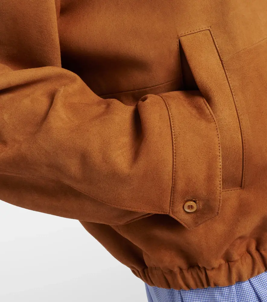 Miu Miu Suede blouson jacket | Thumbnail 2 Miu Miu Suede blouson jacket | Thumbnail 2