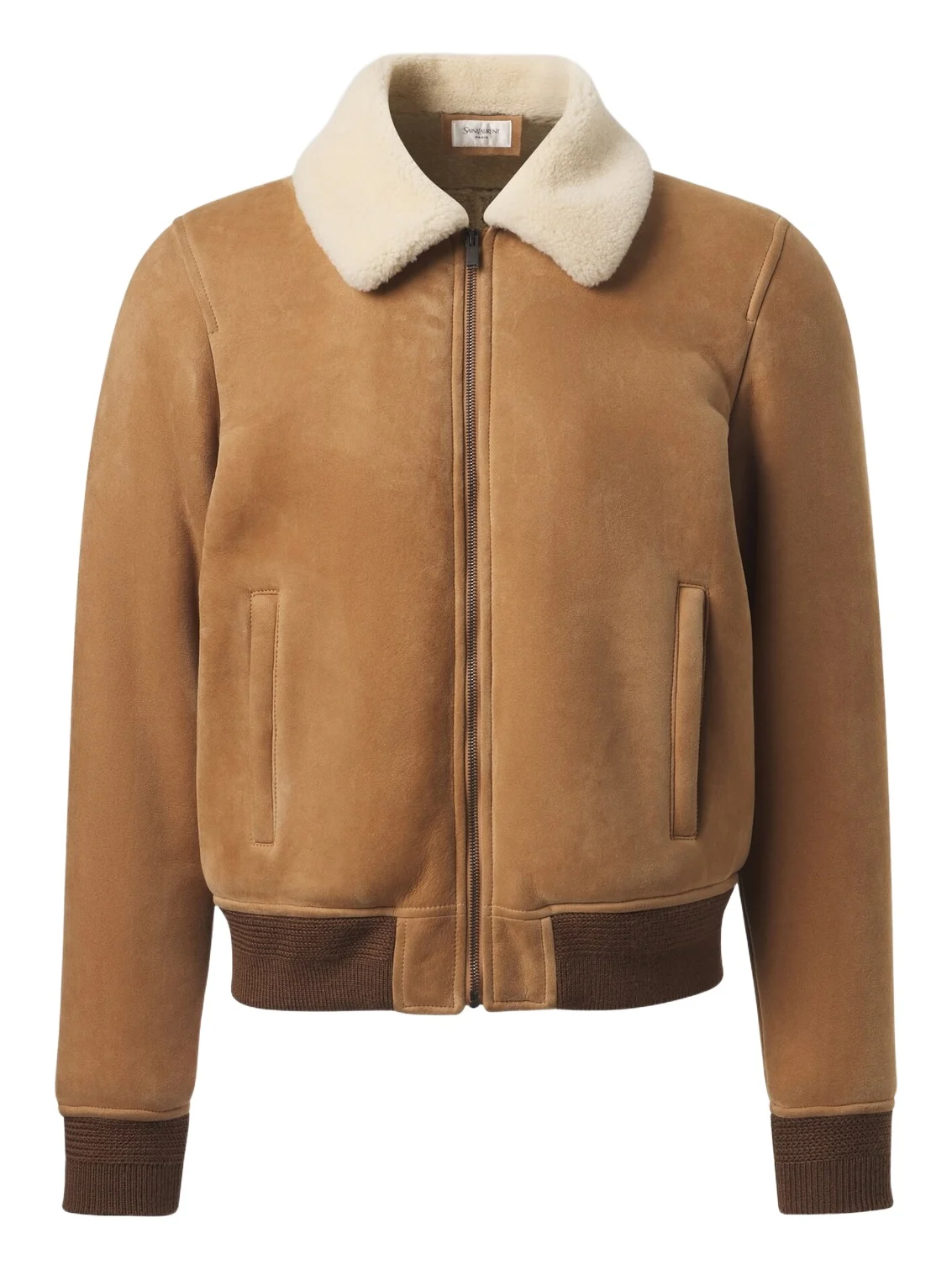 Shearling-lined suede jacket Shearling-lined suede jacket
