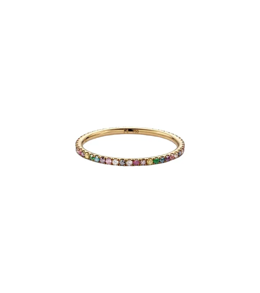 Ileana Makri 18kt gold ring with gemstones | Image 1 Ileana Makri 18kt gold ring with gemstones | Image 1