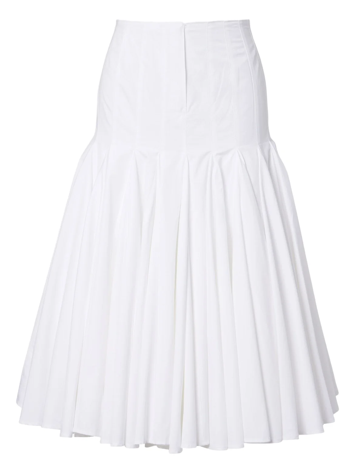 Agave cotton poplin midi skirt Agave cotton poplin midi skirt