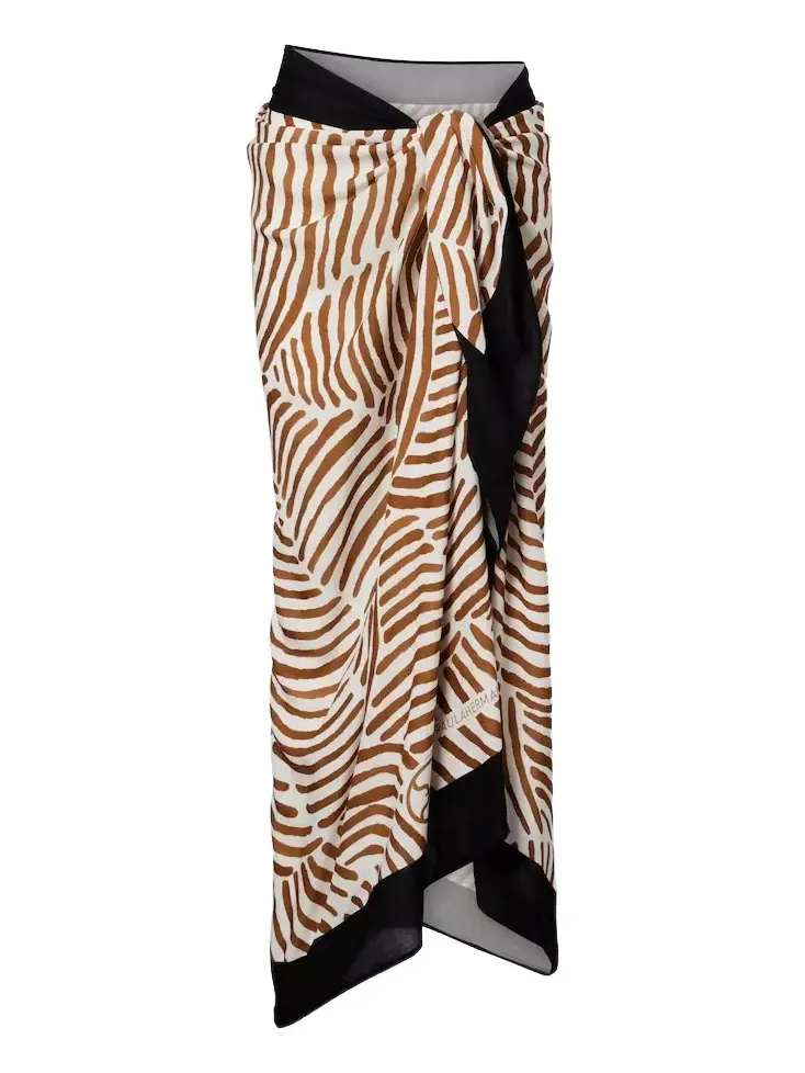 Printed beach cover-up Printed beach cover-up