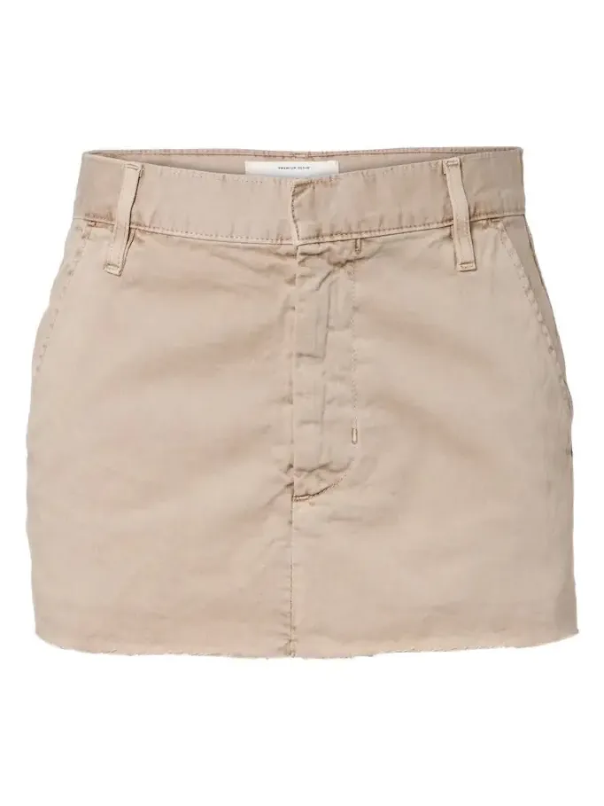 SLVRLAKE Chino cotton canvas miniskirt