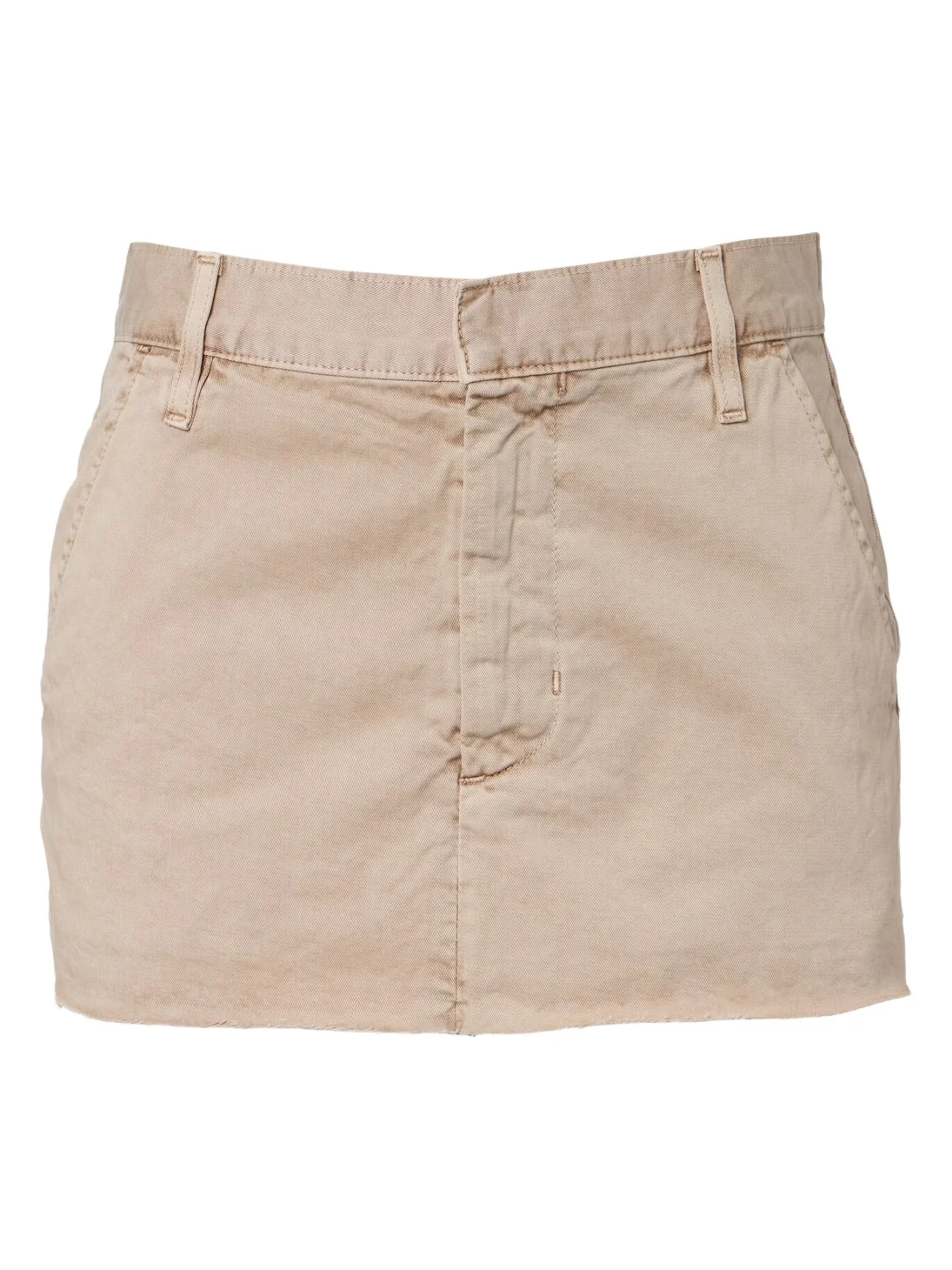 SLVRLAKE Chino cotton canvas miniskirt