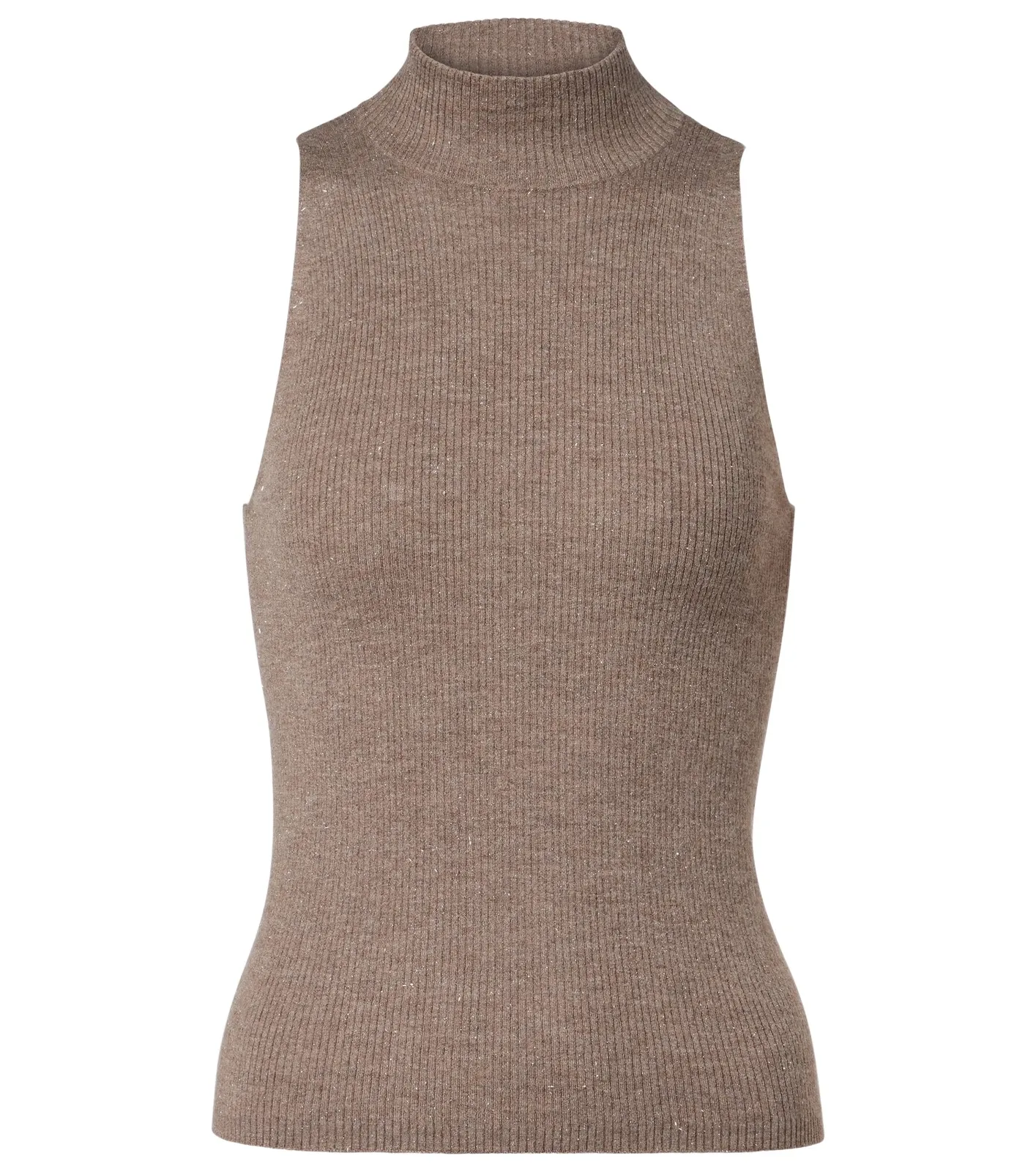 Knitted lamé top Knitted lamé top