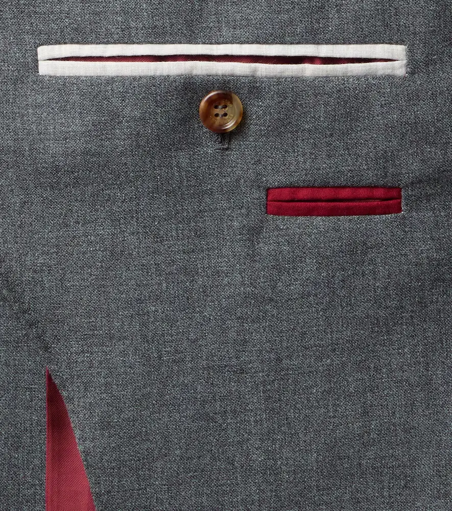 Brunello Cucinelli Wool, cotton, and silk blazer | Thumbnail 4 Brunello Cucinelli Wool, cotton, and silk blazer | Thumbnail 4