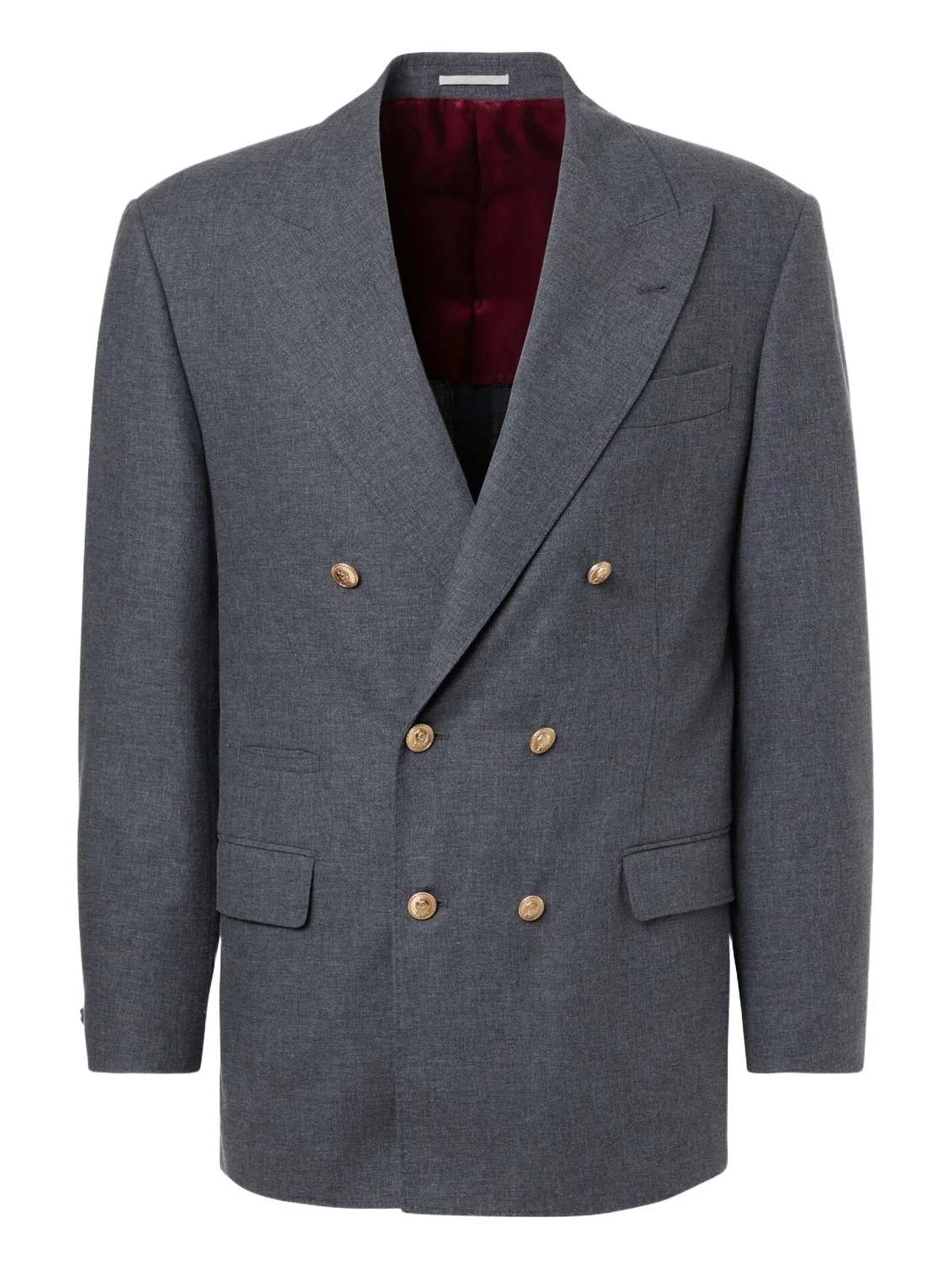 Brunello Cucinelli Wool, cotton, and silk blazer