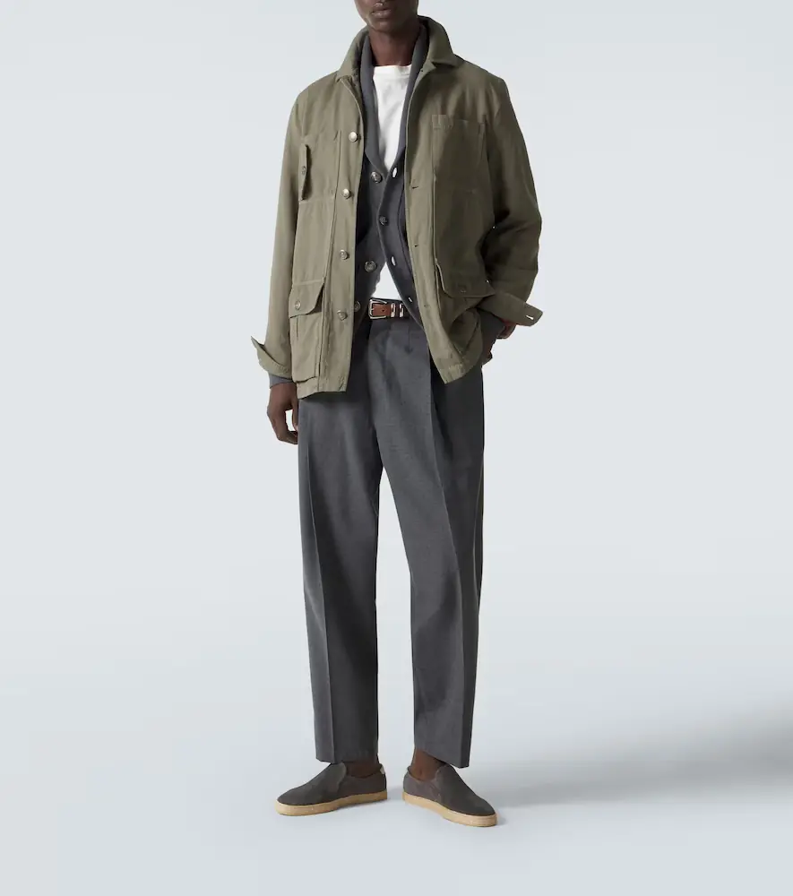 Brunello Cucinelli Jacquard cotton cardigan | Thumbnail 4 Brunello Cucinelli Jacquard cotton cardigan | Thumbnail 4