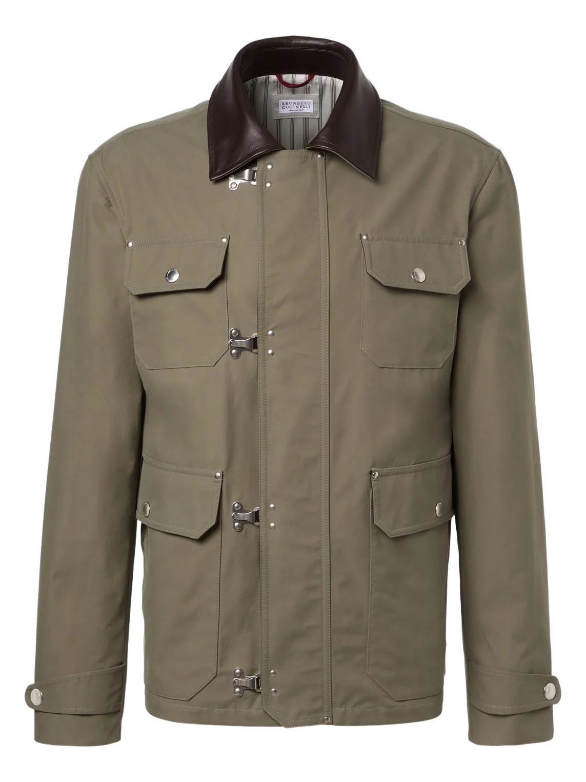 Cotton-blend gabardine field jacket Cotton-blend gabardine field jacket