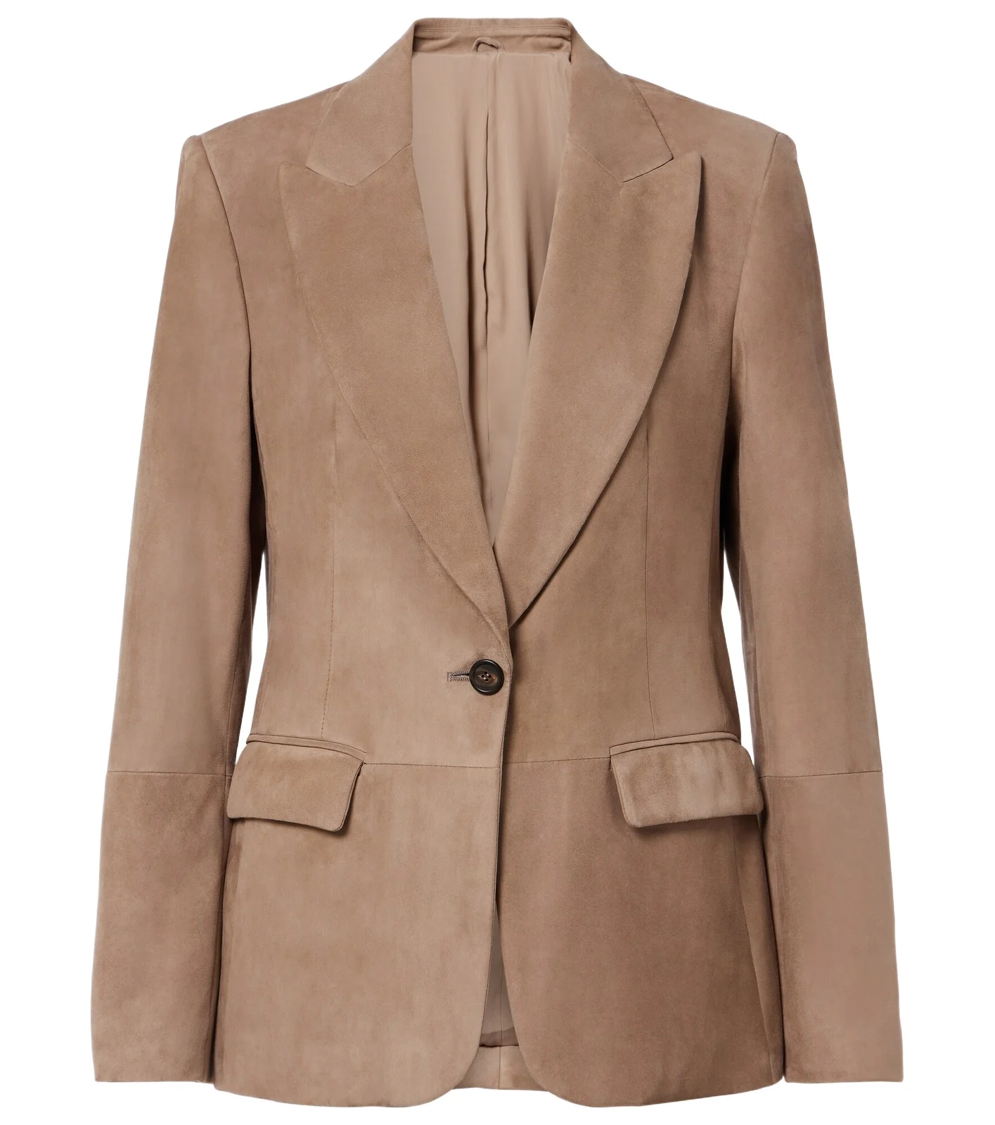 Suede blazer
