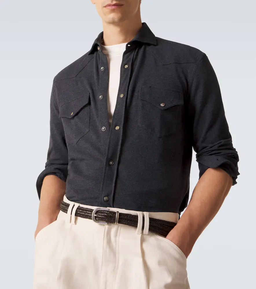 Brunello Cucinelli Cotton overshirt | Thumbnail 2