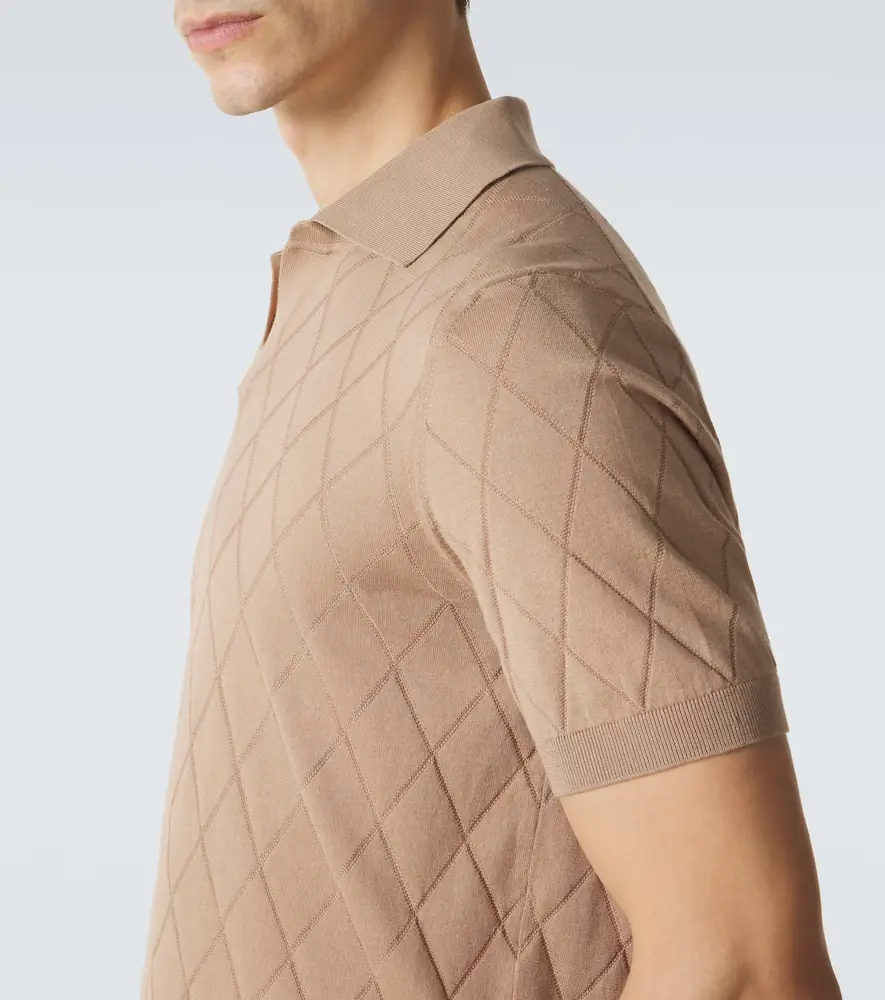 Brunello Cucinelli Knitted cotton polo shirt | Thumbnail 3 Brunello Cucinelli Knitted cotton polo shirt | Thumbnail 3