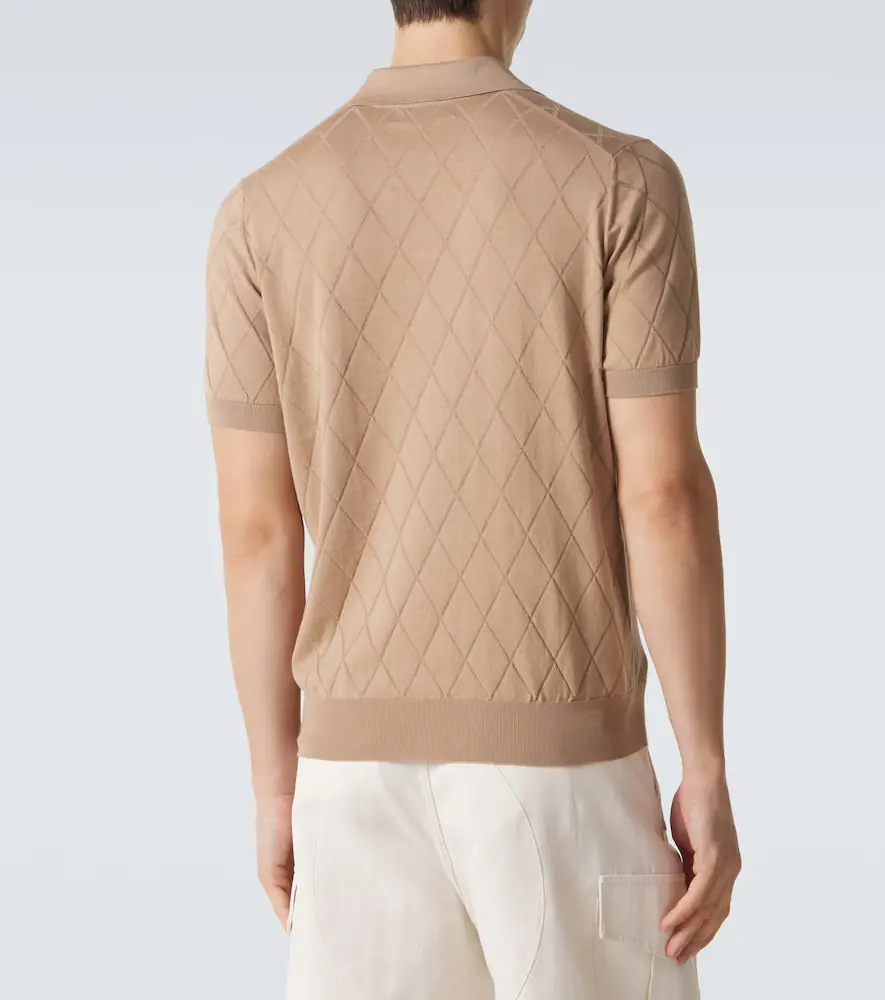 Brunello Cucinelli Knitted cotton polo shirt | Thumbnail 5 Brunello Cucinelli Knitted cotton polo shirt | Thumbnail 5