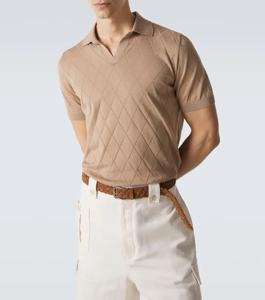 Brunello Cucinelli Knitted cotton polo shirt | Thumbnail 7 Brunello Cucinelli Knitted cotton polo shirt | Thumbnail 7