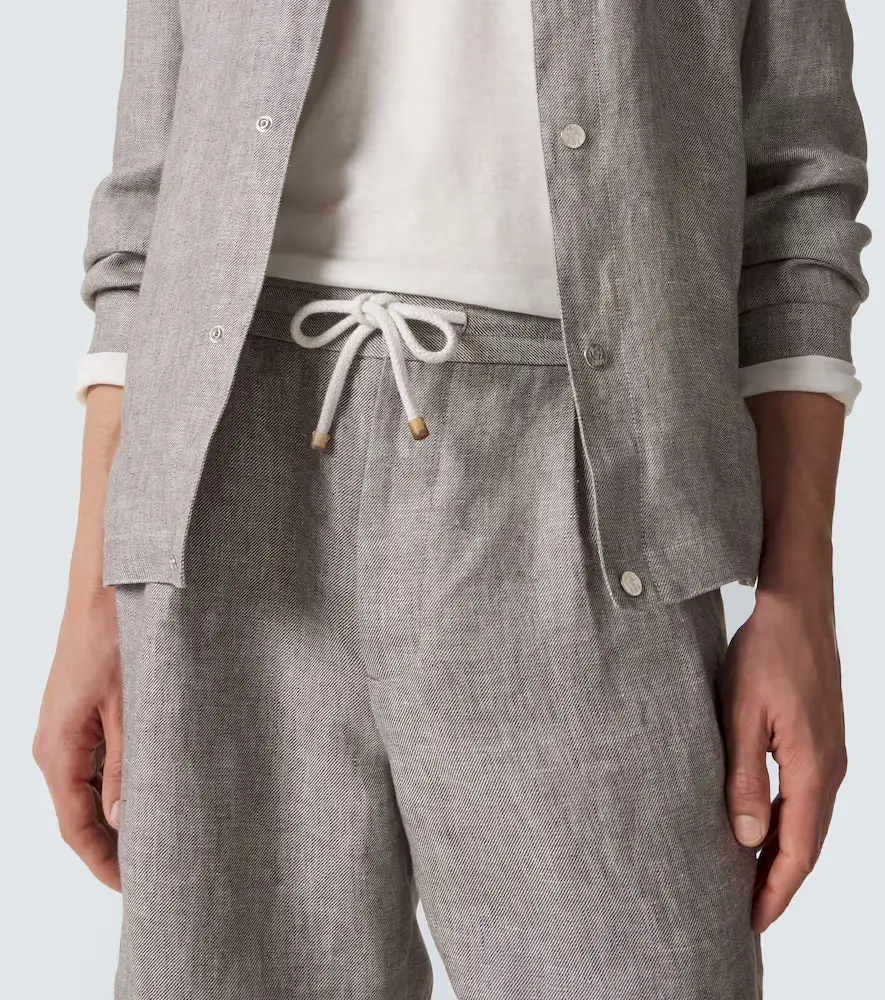Brunello Cucinelli Linen shorts | Thumbnail 3 Brunello Cucinelli Linen shorts | Thumbnail 3
