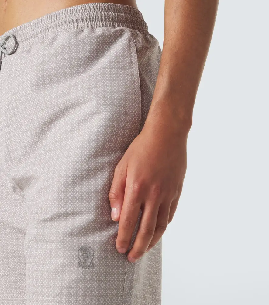 Brunello Cucinelli Printed swim trunks | Thumbnail 3 Brunello Cucinelli Printed swim trunks | Thumbnail 3