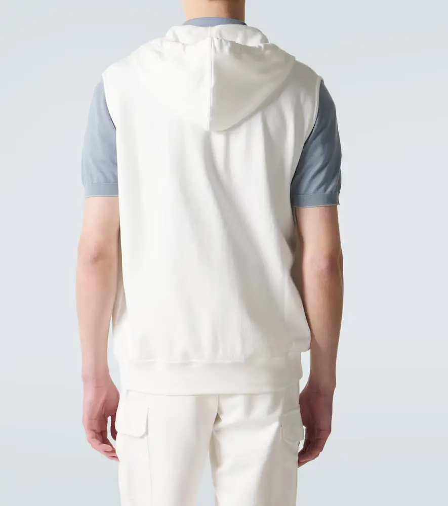 Brunello Cucinelli Cotton-blend hoodie | Thumbnail 3 Brunello Cucinelli Cotton-blend hoodie | Thumbnail 3