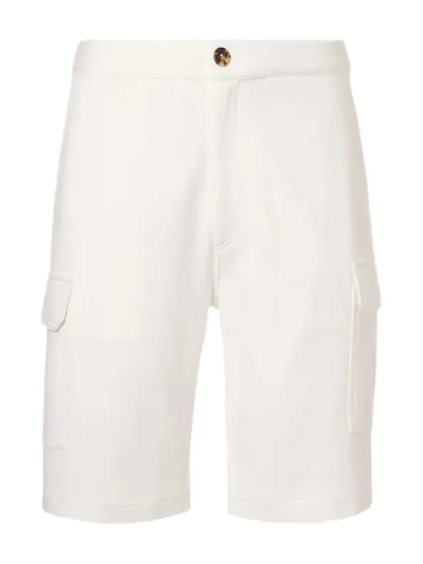 Cotton-blend cargo shorts