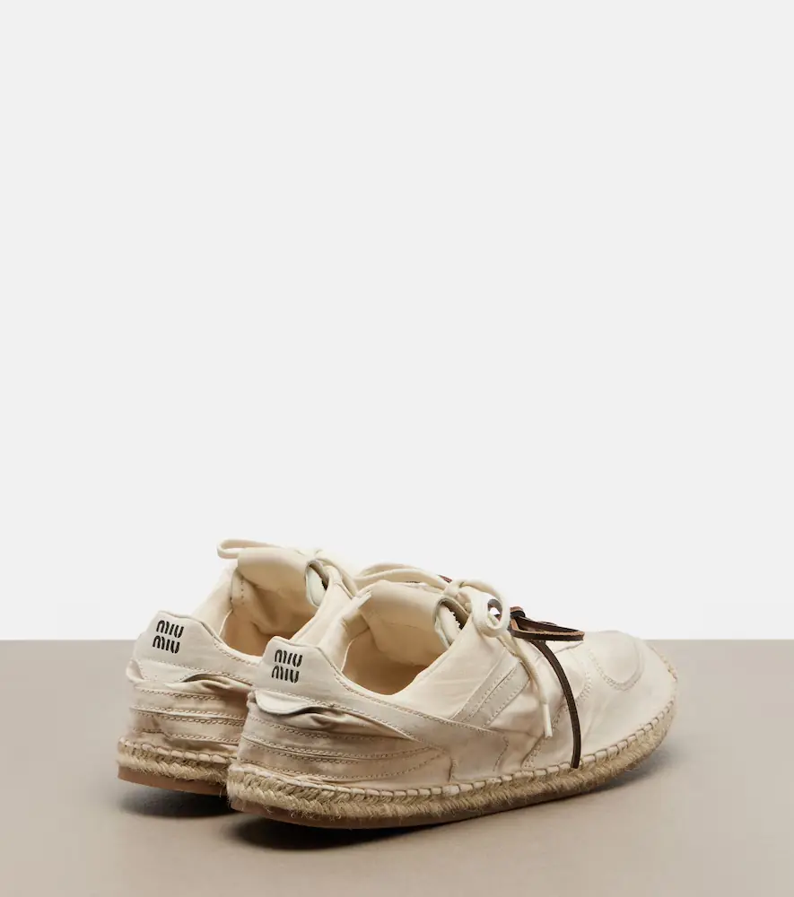 Miu Miu Gymnasium canvas sneakers | Thumbnail 3 Miu Miu Gymnasium canvas sneakers | Thumbnail 3