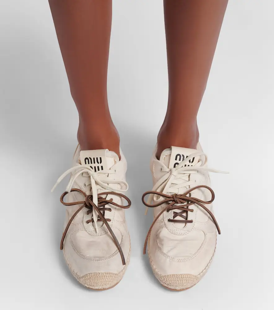 Miu Miu Gymnasium canvas sneakers | Thumbnail 5 Miu Miu Gymnasium canvas sneakers | Thumbnail 5