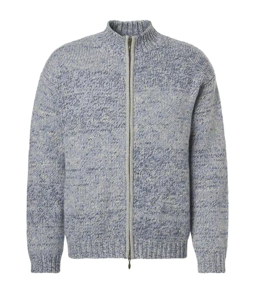 Le Kasha Lamdu cashmere zip-up cardigan | Image 1 Le Kasha Lamdu cashmere zip-up cardigan | Image 1