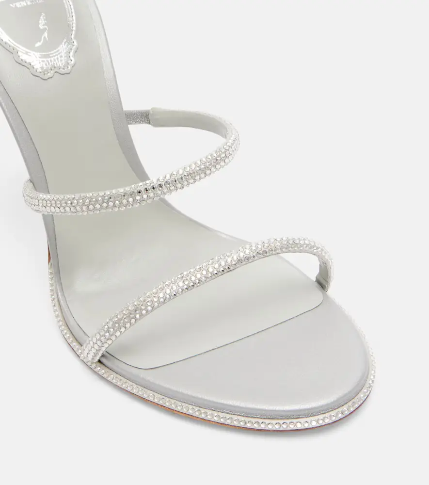 René Caovilla Cleo embellished satin sandals | Thumbnail 4 René Caovilla Cleo embellished satin sandals | Thumbnail 4