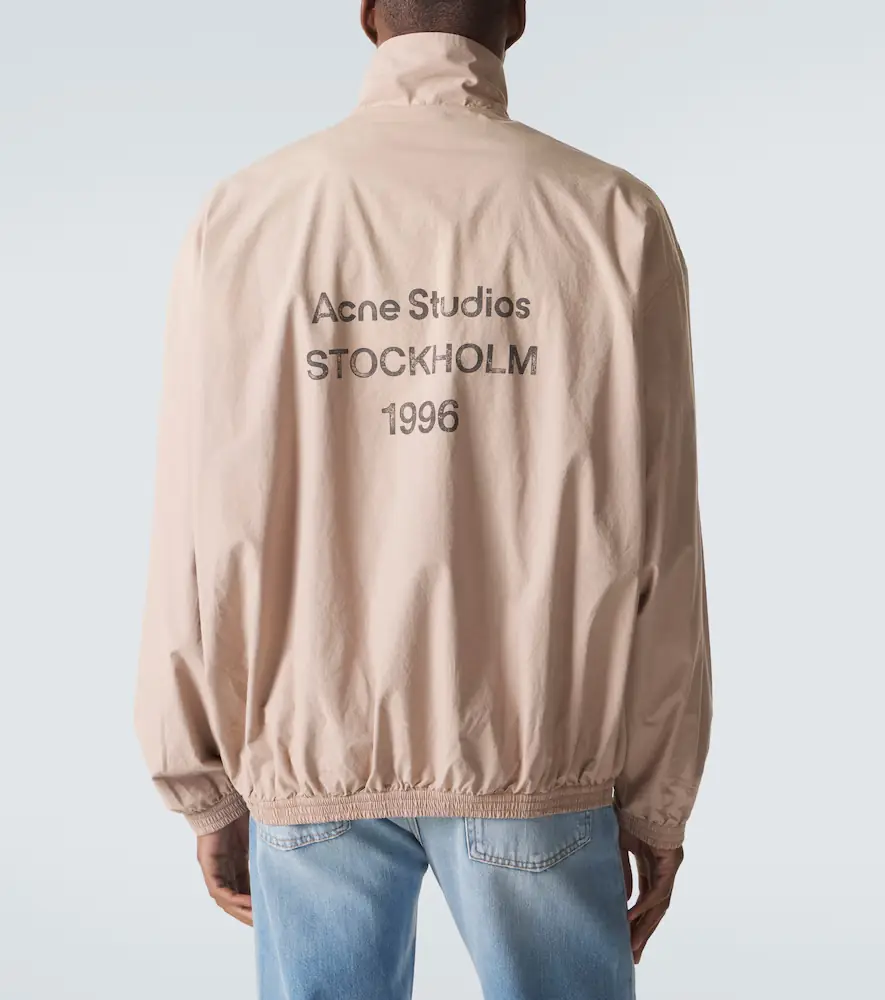 Acne Studios Logo cotton poplin blouson jacket | Thumbnail 2 Acne Studios Logo cotton poplin blouson jacket | Thumbnail 2