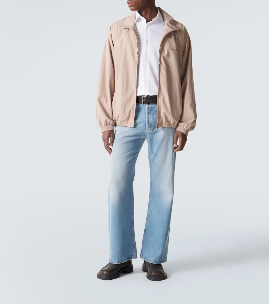 Acne Studios Logo cotton poplin blouson jacket | Thumbnail 4 Acne Studios Logo cotton poplin blouson jacket | Thumbnail 4