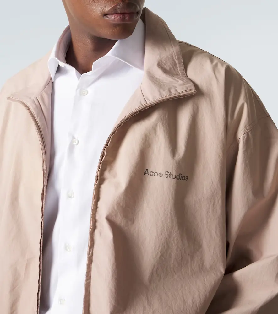 Acne Studios Logo cotton poplin blouson jacket | Thumbnail 5 Acne Studios Logo cotton poplin blouson jacket | Thumbnail 5