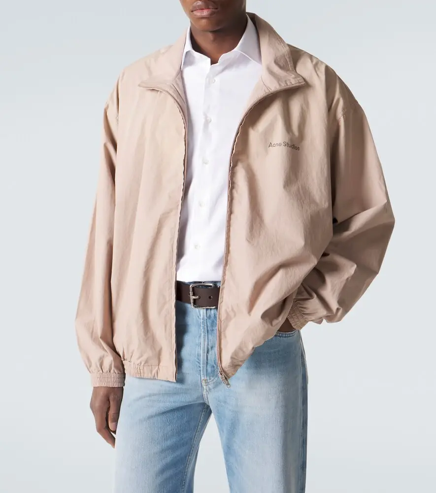 Acne Studios Logo cotton poplin blouson jacket | Thumbnail 6 Acne Studios Logo cotton poplin blouson jacket | Thumbnail 6