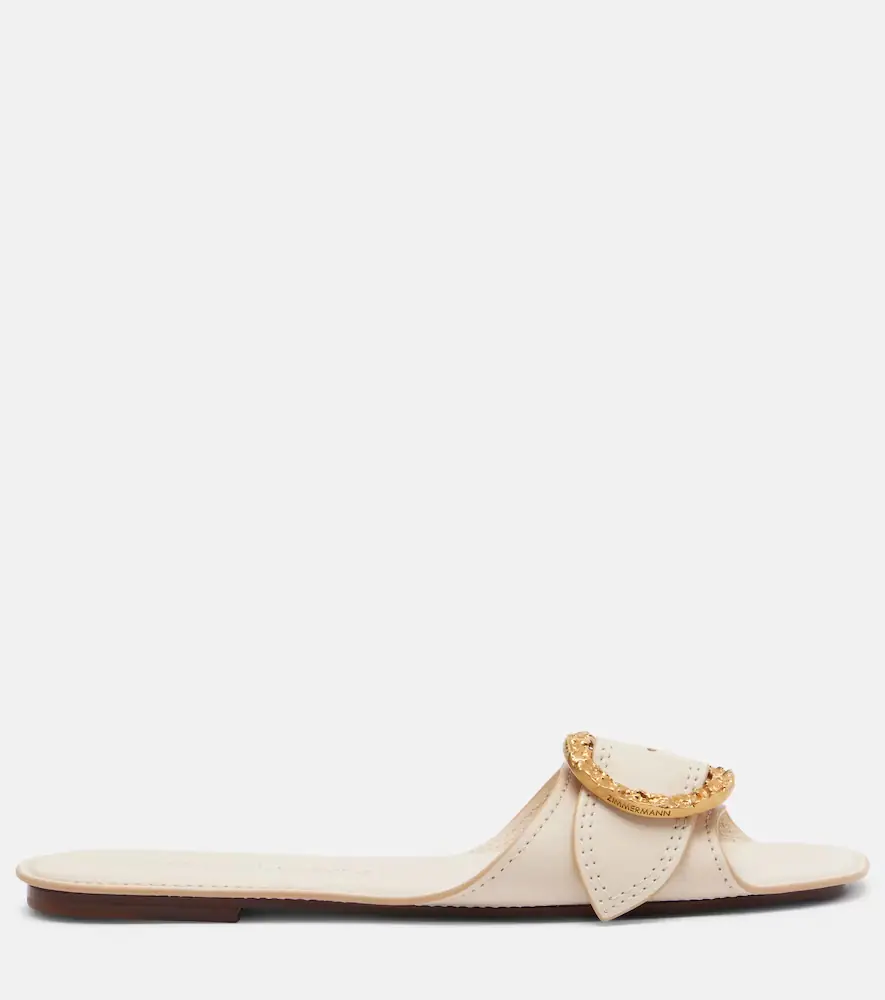 Zimmermann Solena leather slides | Thumbnail 3