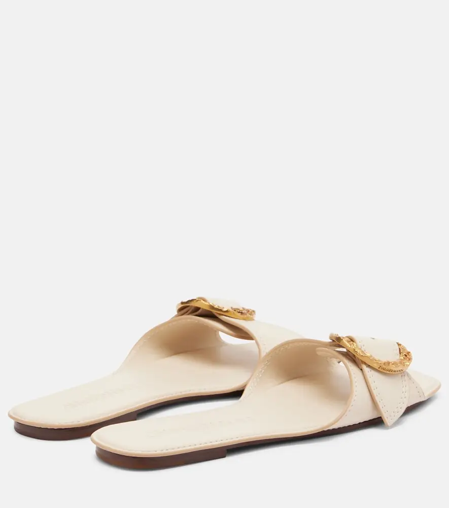Zimmermann Solena leather slides | Thumbnail 4