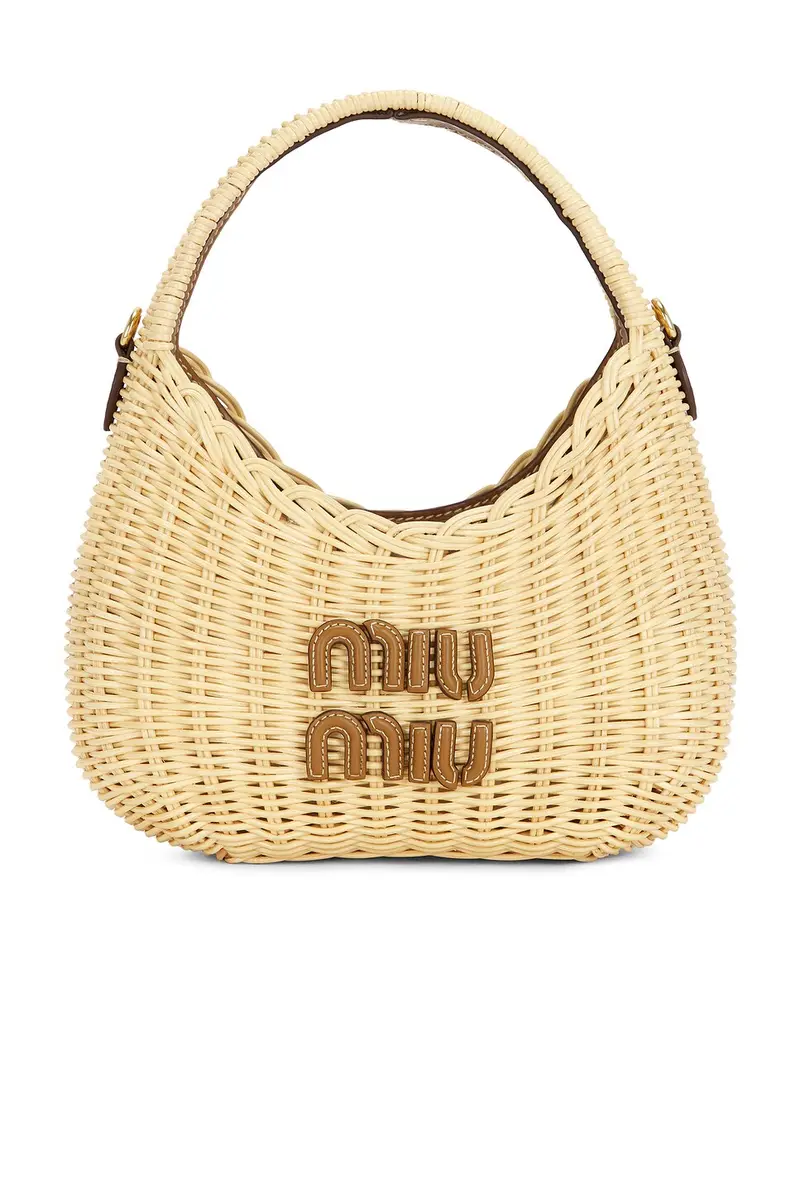 Miu Miu Midollino City Calg Top Handle Bag | Thumbnail 3 Miu Miu Midollino City Calg Top Handle Bag | Thumbnail 3