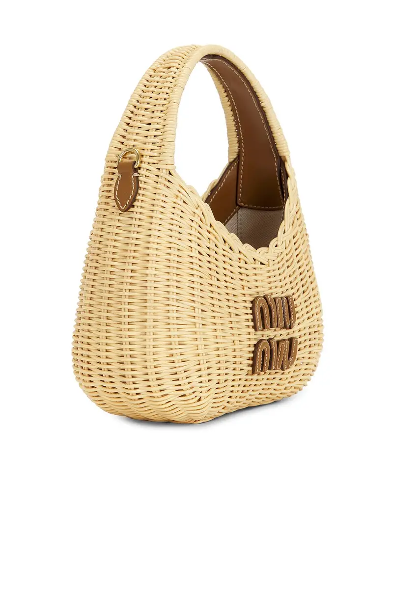 Miu Miu Midollino City Calg Top Handle Bag | Thumbnail 5 Miu Miu Midollino City Calg Top Handle Bag | Thumbnail 5