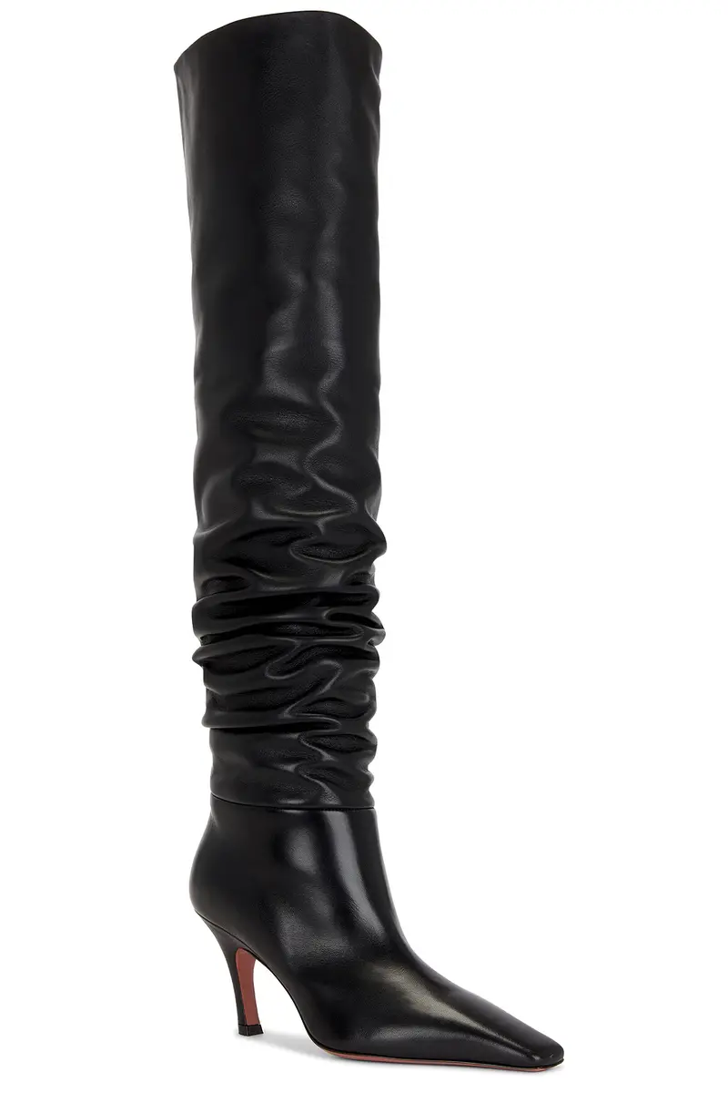 Amina Muaddi Jamie Thigh High 80 Boot | Thumbnail 2 Amina Muaddi Jamie Thigh High 80 Boot | Thumbnail 2