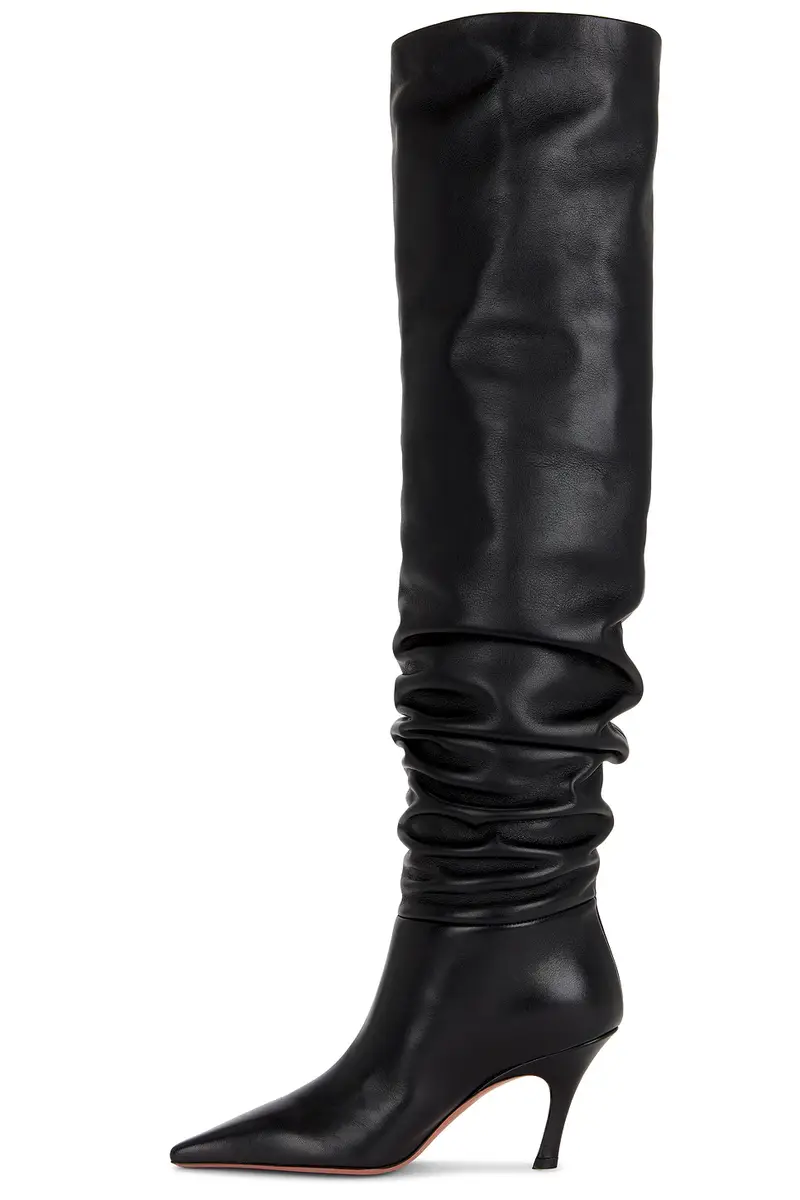 Amina Muaddi Jamie Thigh High 80 Boot | Thumbnail 5 Amina Muaddi Jamie Thigh High 80 Boot | Thumbnail 5