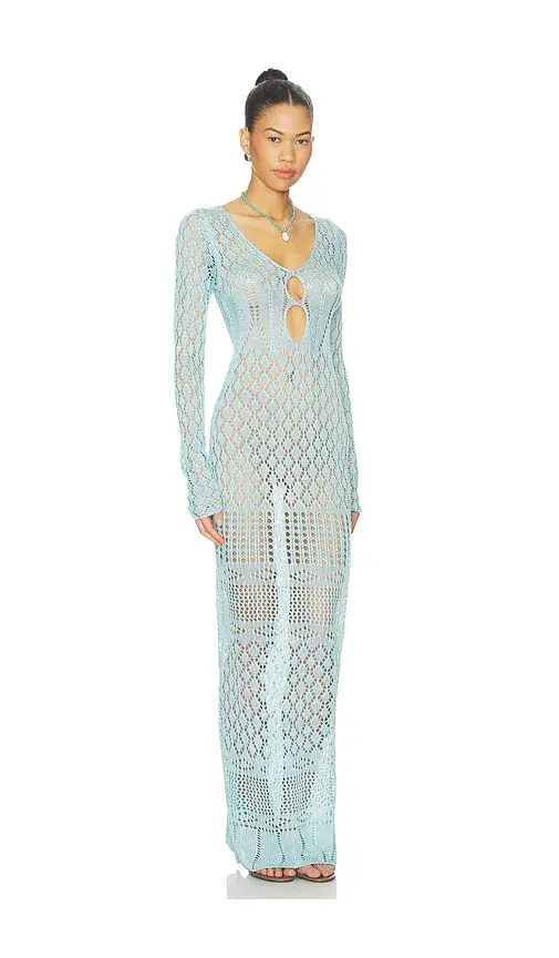 SNDYS Long Sleeve Crochet Maxi Dress | Thumbnail 2 SNDYS Long Sleeve Crochet Maxi Dress | Thumbnail 2