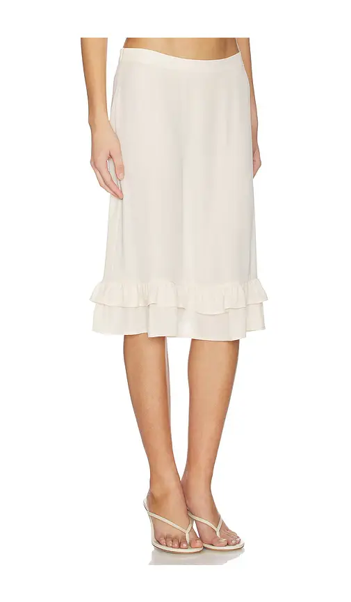 With Harper Lu Frill Midi Skirt | Thumbnail 2