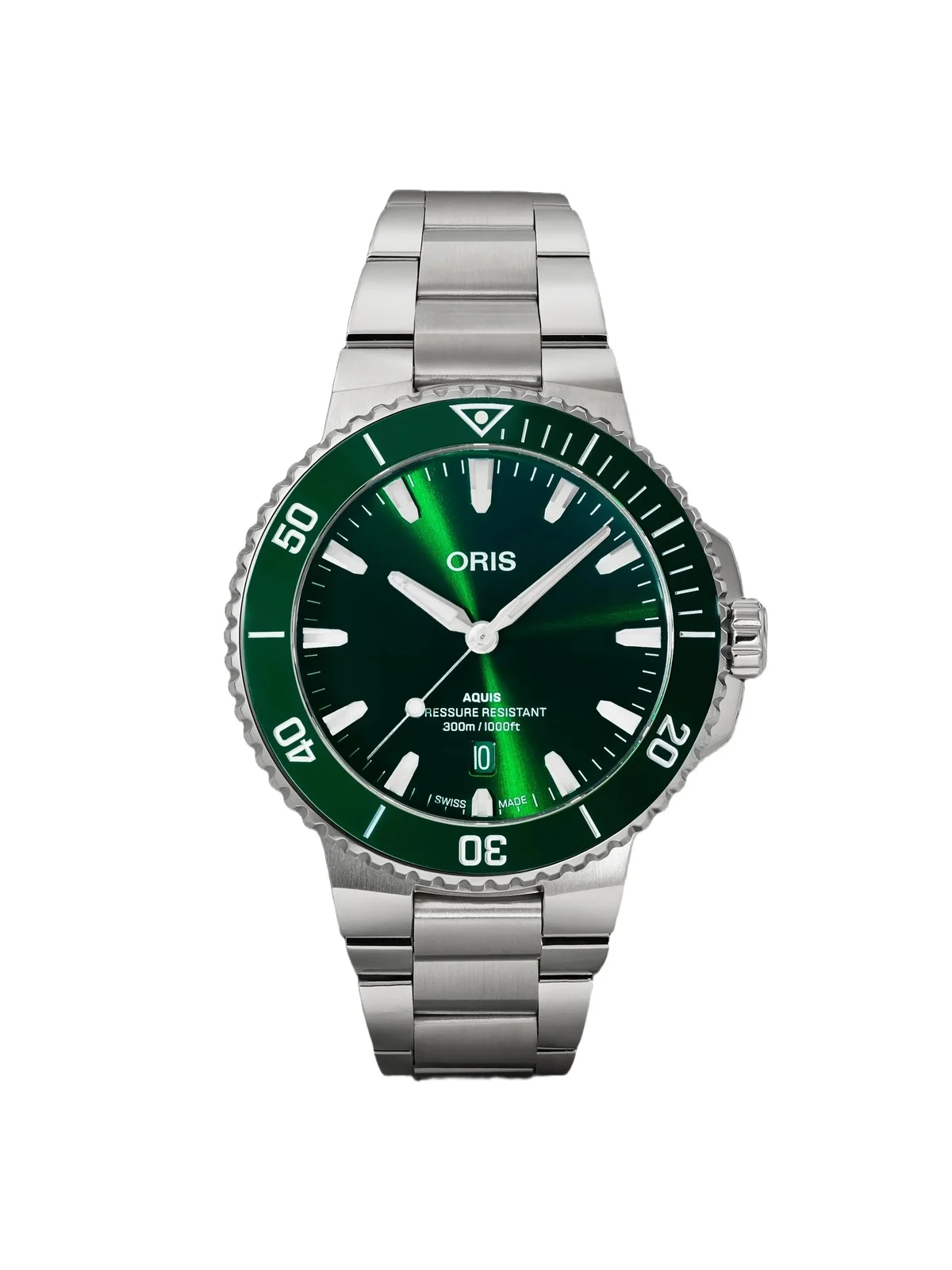 ORIS Aquis Date Automatic Stainless Steel Watch, Ref. 01 733 7789 4157-07 8 23 04PEB - Men