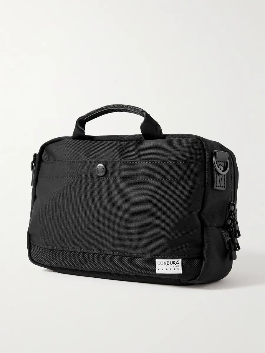 Master-Piece Potential Small Leather-Trimmed CORDURA® Nylon Messenger Bag - Men | Thumbnail 3