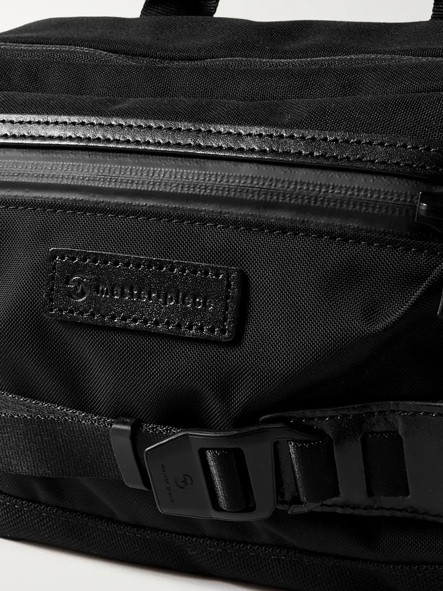 Master-Piece Potential Small Leather-Trimmed CORDURA® Nylon Messenger Bag - Men | Thumbnail 4