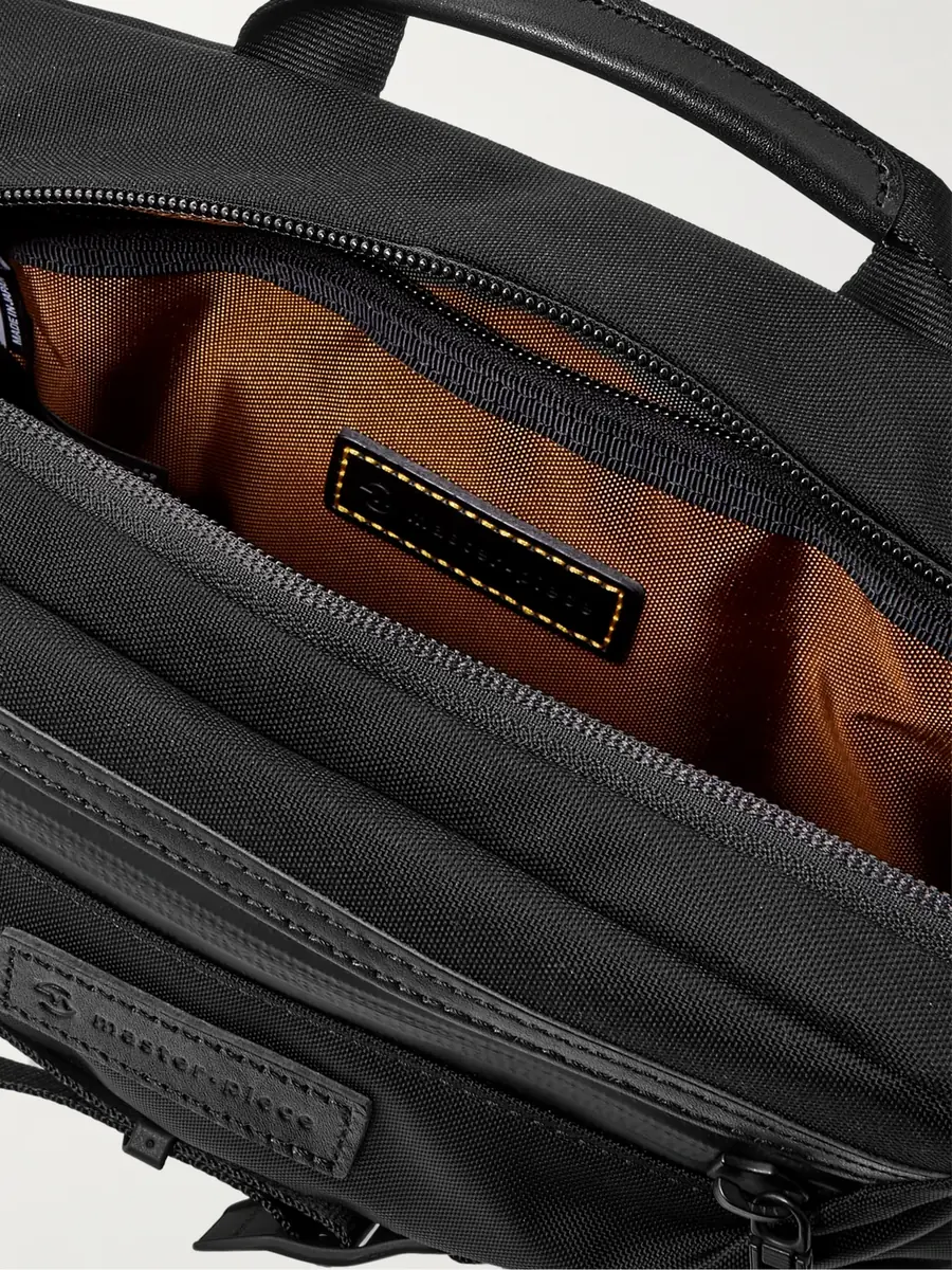 Master-Piece Potential Small Leather-Trimmed CORDURA® Nylon Messenger Bag - Men | Thumbnail 5