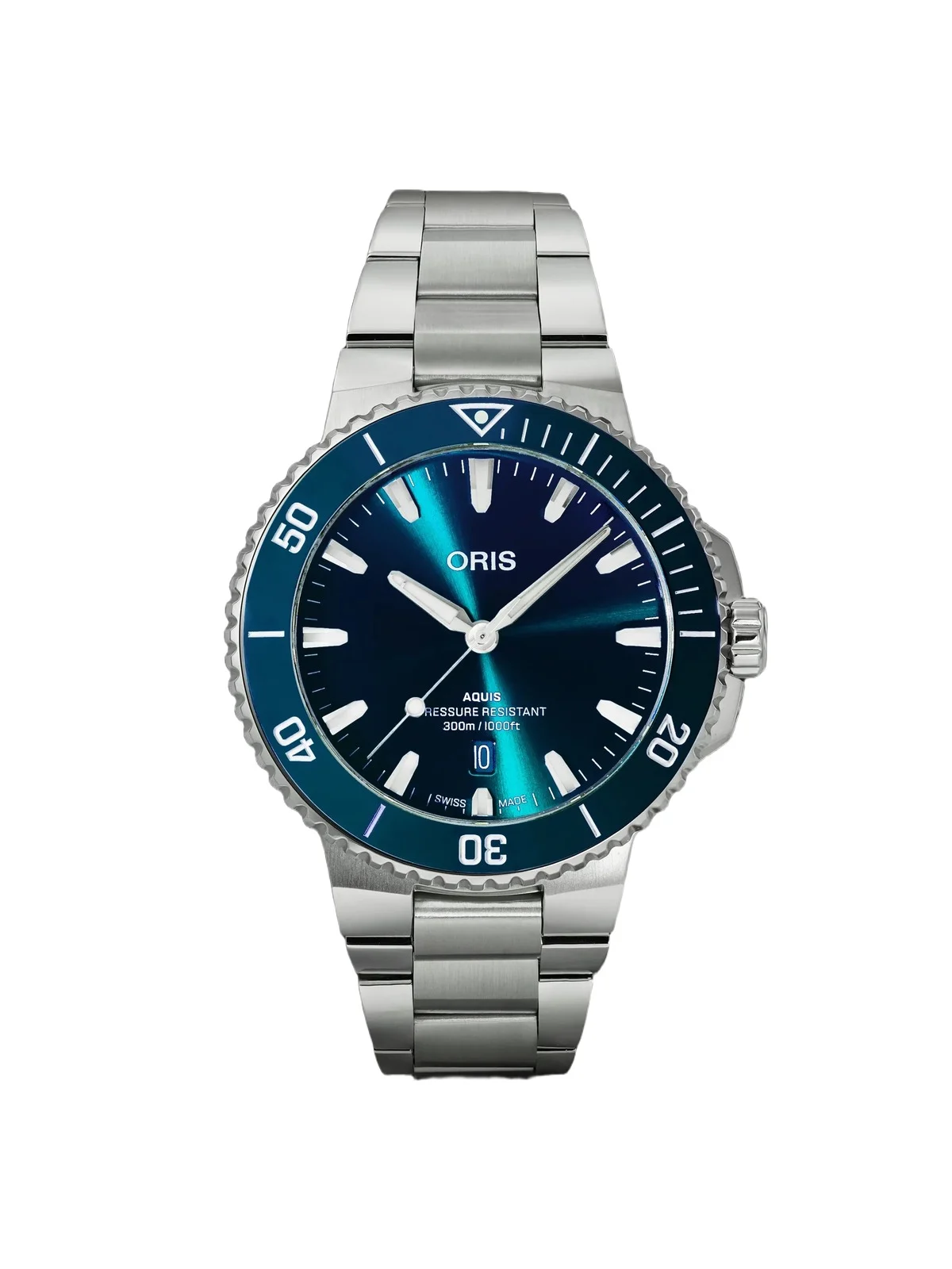 ORIS Aquis Date Automatic Stainless Steel Watch, Ref. 01 733 7789 4135-07 8 23 04PEB - Men